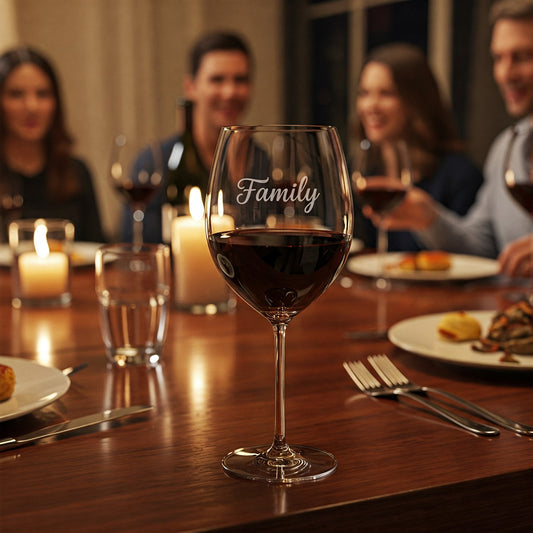 Wine Glass - Personalized Engraving