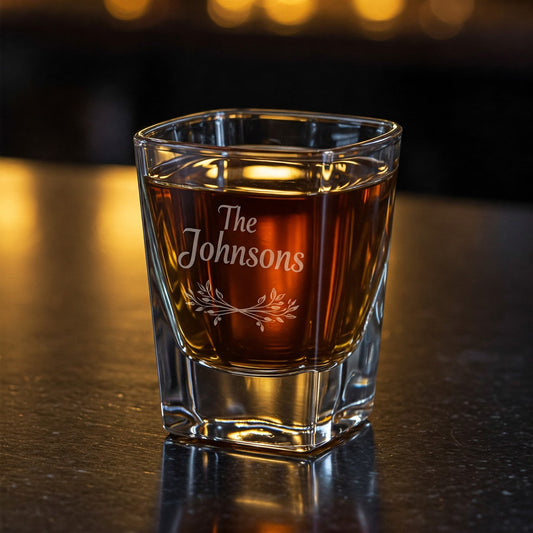 Square Shot Glass - Personalized Engraved