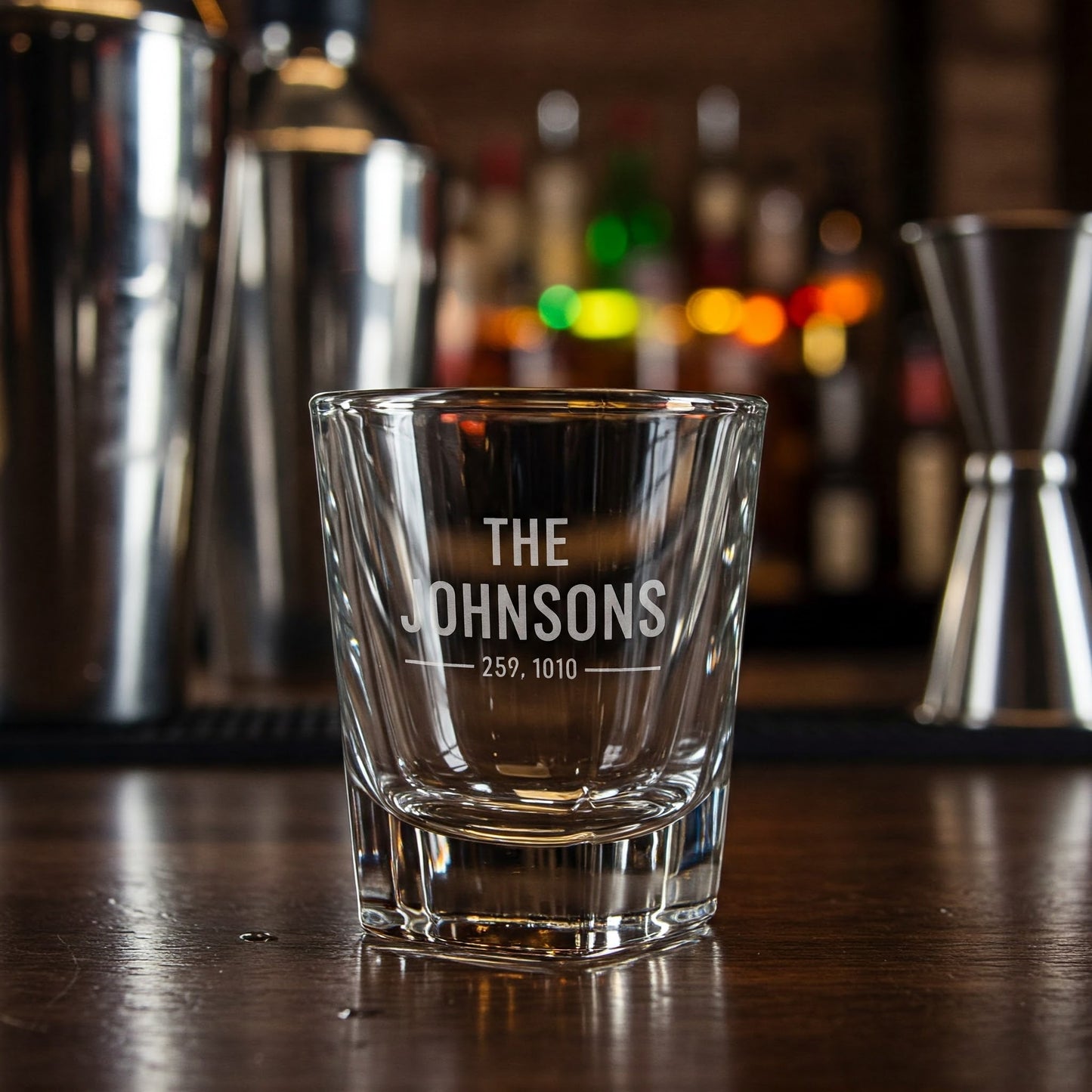 Square Shot Glass - Personalized Engraved