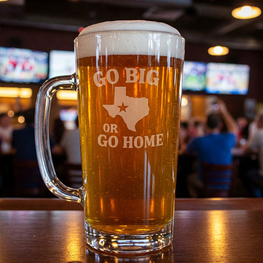 Tall Beer Mug - Personalized Laser Engraved