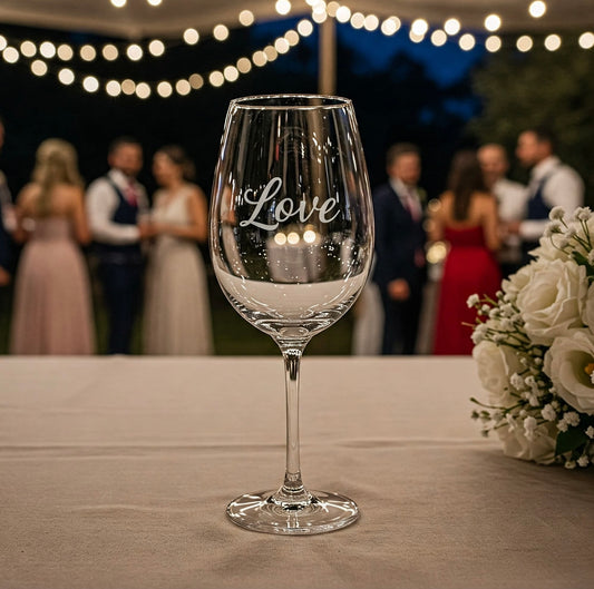 Wine Glass - Personalized Engraving