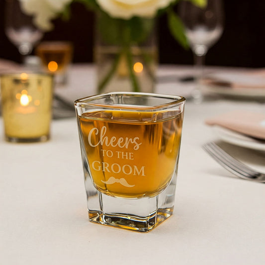 Square Shot Glass - Personalized Engraved